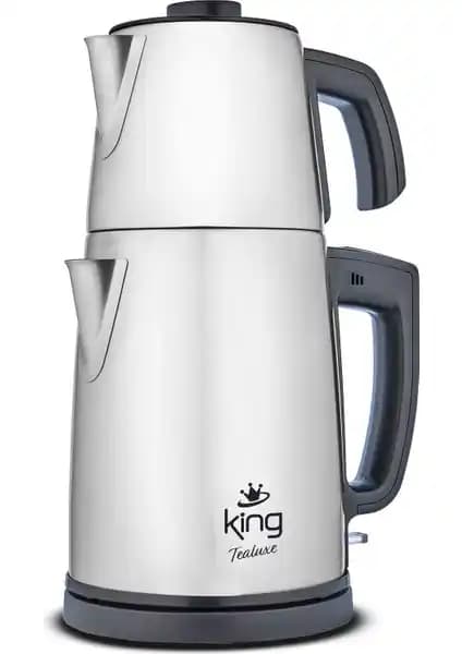 King Tealuxe Kcm334 Çelik Çay Makinesi: Dayanıklı ve Şık Tasarımıyla Günlük Kullanım İçin Idealdir