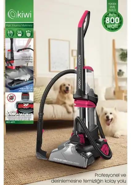 Kiwi KCC-4371 PRO Halı ve Koltuk Temizleme Makinesi Özellikleri ve Kullanım Rehberi