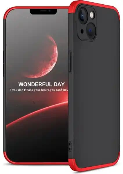 KNY Apple iPhone 13 3 Parça 360 Ays Kapak: Şık ve Yüksek Koruma Sağlayan Kılıf