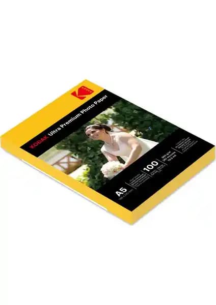 Kodak Ultra Premium Glossy Fotoğraf Kağıdı 15x21 cm yüksek kaliteli parlak yüzeyli baskı