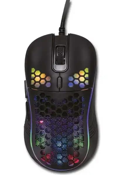 Lunatic Sparrow 6400 DPI RGB LED'li Oyuncu Mouse: Yüksek Hassasiyet ve Kişiselleştirme Özellikleriyle Profesyonel Oyun Deneyimi
