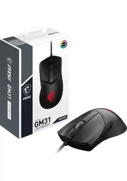 MSI GG Clutch GM31 Hafif ve Ergonomik Oyun Faresi Performans ve Konfor Sunar