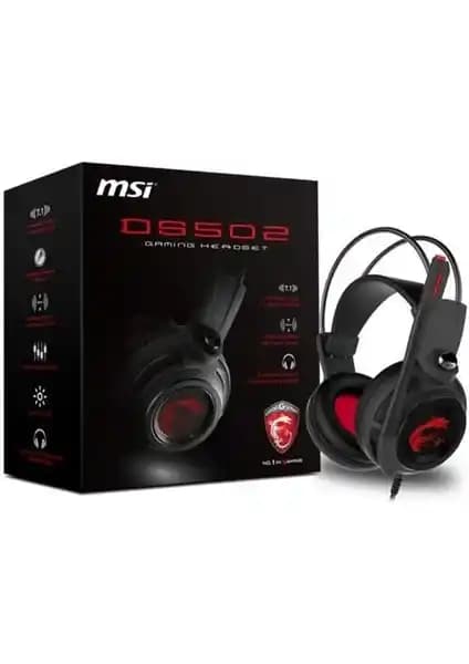 MSI GG DS502 Oyun Kulaklığı: Yüksek Ses Kalitesi ve Konfor Sunan Profesyonel Tasarım