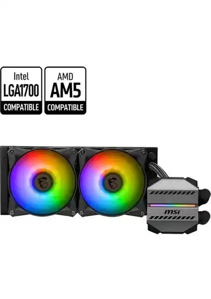 MSI Mag Coreliquid M240 240 mm Sıvı Soğutucu Yüksek Performans ve Estetik Çözüm