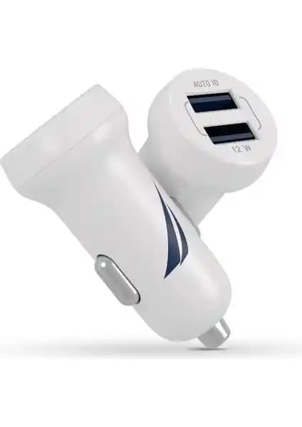 Nautica CH15 Çift USB Araç İçi Şarj Cihazı Güvenli ve Hızlı Şarj Çözümü