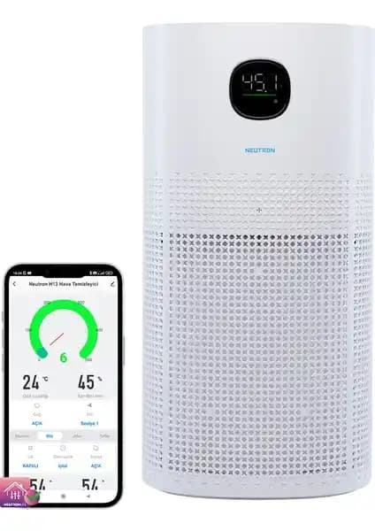 Neutron Air Purifier H13 HEPA Filtreli Akıllı Hava Temizleyici Modern Yaşam İçin