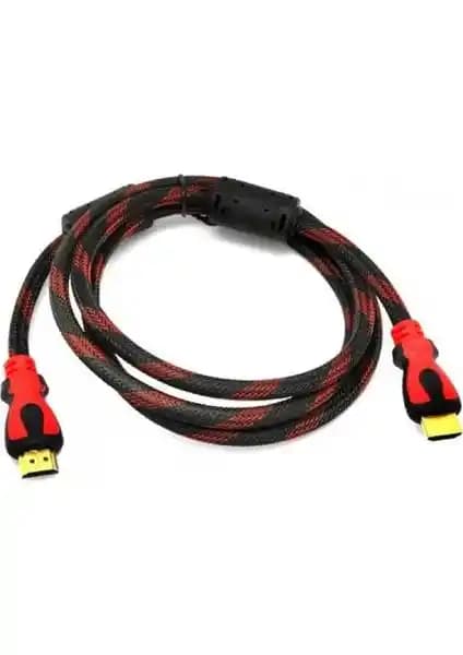 Nivatech Çelik Örgülü HDMI Kablo Full HD ve 4K Destekli Uzun Ömürlü Bağlantı Çözümü