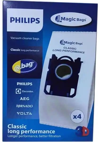 Philips 3000 Serisi XD3110/09 900 W Güçlü ve Dayanıklı Toz Torbası Ev Temizliği İçin