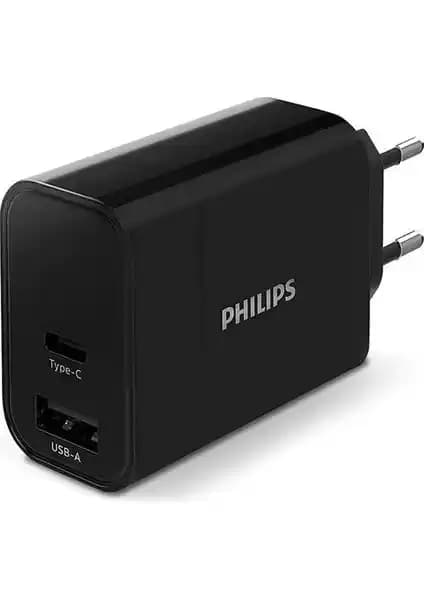 Philips DLP2621 USB-A ve USB-C 30W PD Şarj Adaptörü ile Hızlı ve Çok Yönlü Şarj Deneyimi