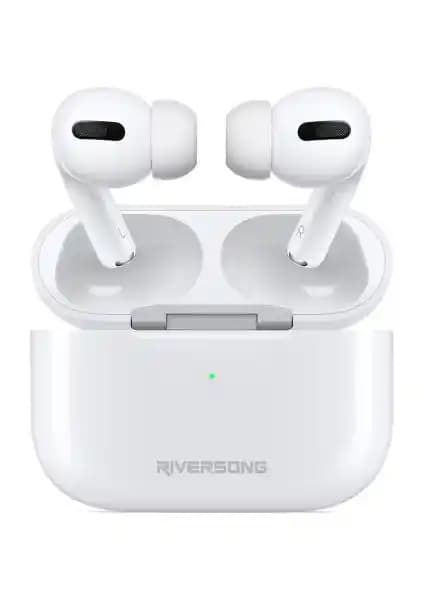 Riversong Airfly L5 ENC Beyaz Kablosuz Kulaklık Yüksek Ses Kalitesi ve Dayanıklılık Özellikleriyle