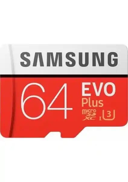 Samsung EVO Plus 64GB MicroSDXC Kartı Yüksek Hızlı ve Güvenilir Depolama Çözümü