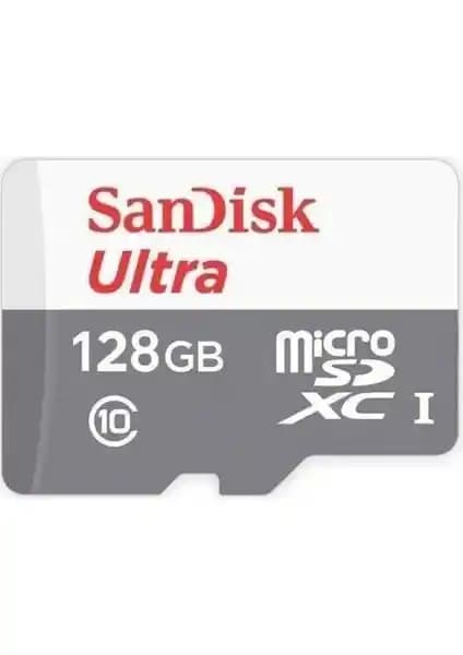 SanDisk Ultra 128GB microSDHC/microSDXC Hafıza Kartı Yüksek Kapasiteli ve Hızlı Veri Transferi