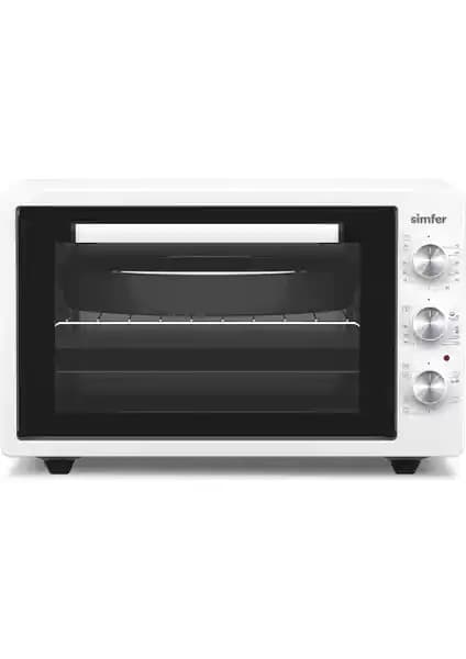 Simfer 4242 Beyaz 42 LT Turbo Fan Mini/Midi Fırın: Çok Fonksiyonlu ve Enerji Verimli Mutfak Çözümü