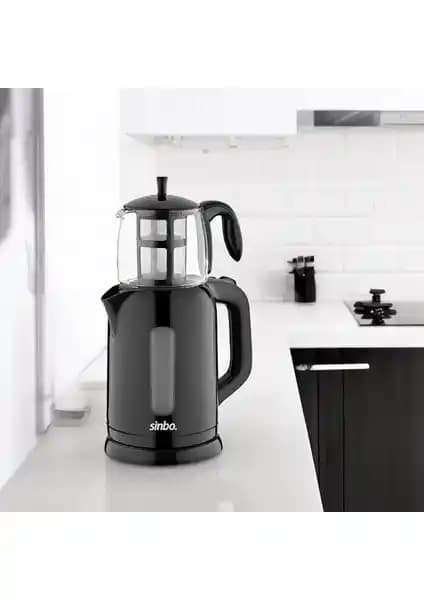 Sinbo STM-5840 Elektrikli Cam Demlikli Çay Seti: Modern Tasarım ve Fonksiyonellik
