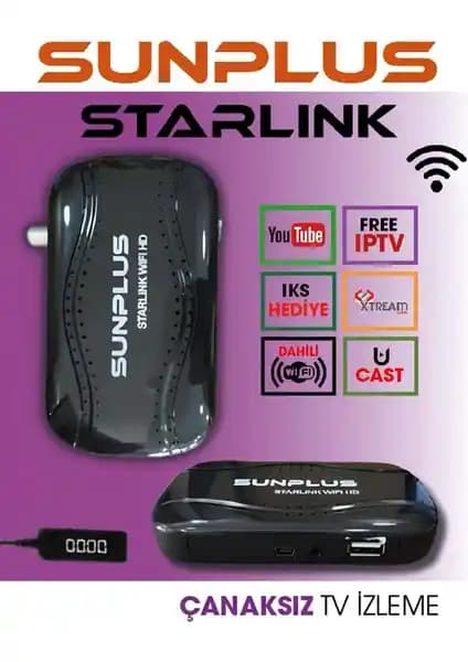 Sunplus Starlink Wi-Fi HD Uydu Alıcısı İncelemesi: Özellikler ve Kullanıcı Yorumları