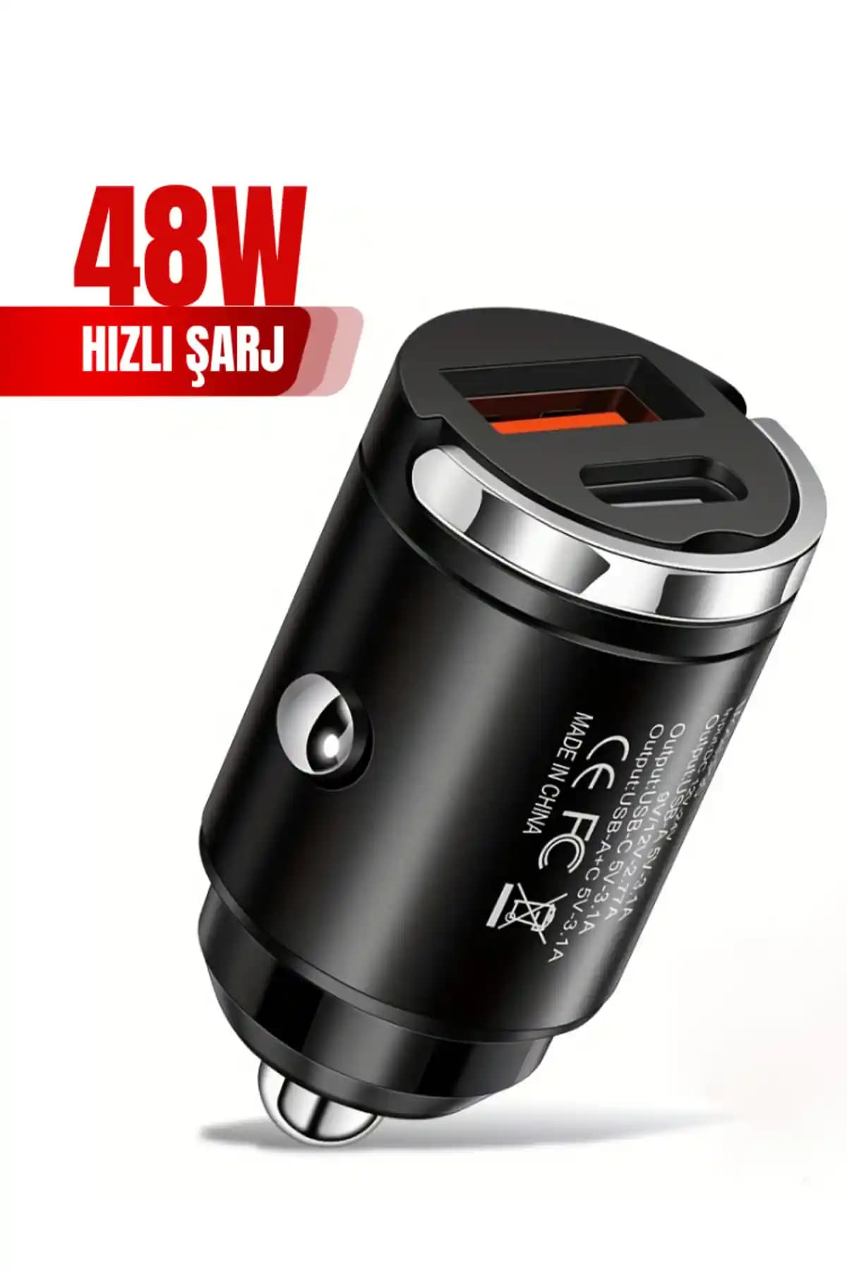 Tech&bello 48W Araç Şarj Aleti: Hızlı ve Güçlü Çok Portlu Şarj Çözümü