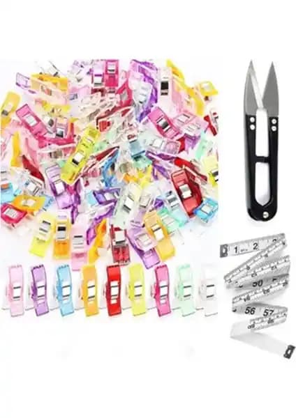 TıkTık AL Kumaş Mandalı ve Çok Amaçlı Klips Seti: Dayanıklı ve Çok Yönlü Kullanım İçin