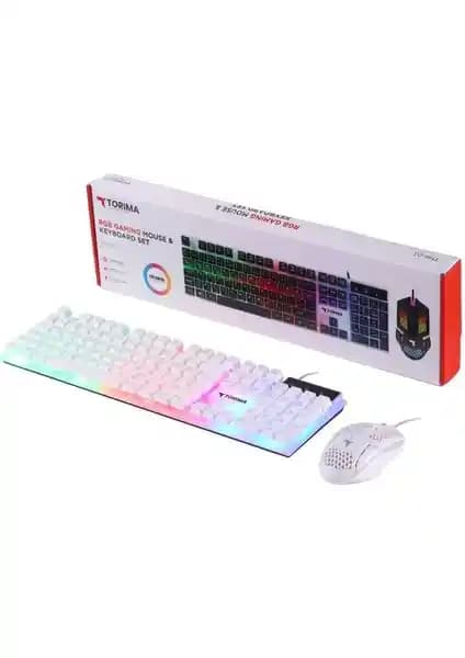 Torima TMK-03 Beyaz RGB Işıklı Kablolu Klavye ve Mouse Seti İnceleme ve Kullanıcı Yorumları