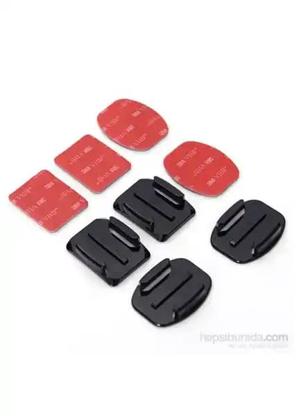 Trx-Pro Gopro Hero Serisi İçin Eğimli ve Düz Yüzeylerde Kullanılabilen Bağlantı Aparatı