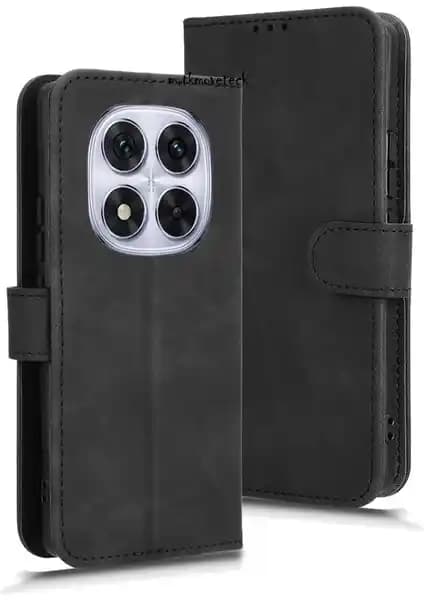 Xiaomi Redmi Note 14 Pro 5G için şık ve dayanıklı PU deri kılıf, tam koruma ve fonksiyonellik sağlar