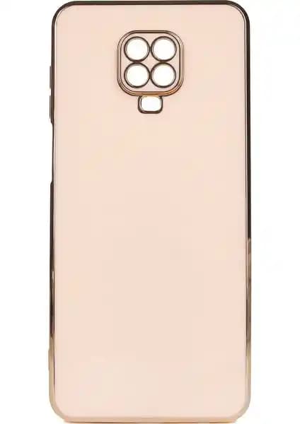 Xiaomi Redmi Note 9S için Şık ve Koruyucu Parlak Kenarlı Silikon Kılıf