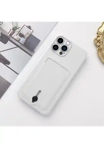Zebana Apple iPhone 13 Pro Uyumlu Kartlıklı Silikon Kılıf Şıklık ve Koruma Sunar