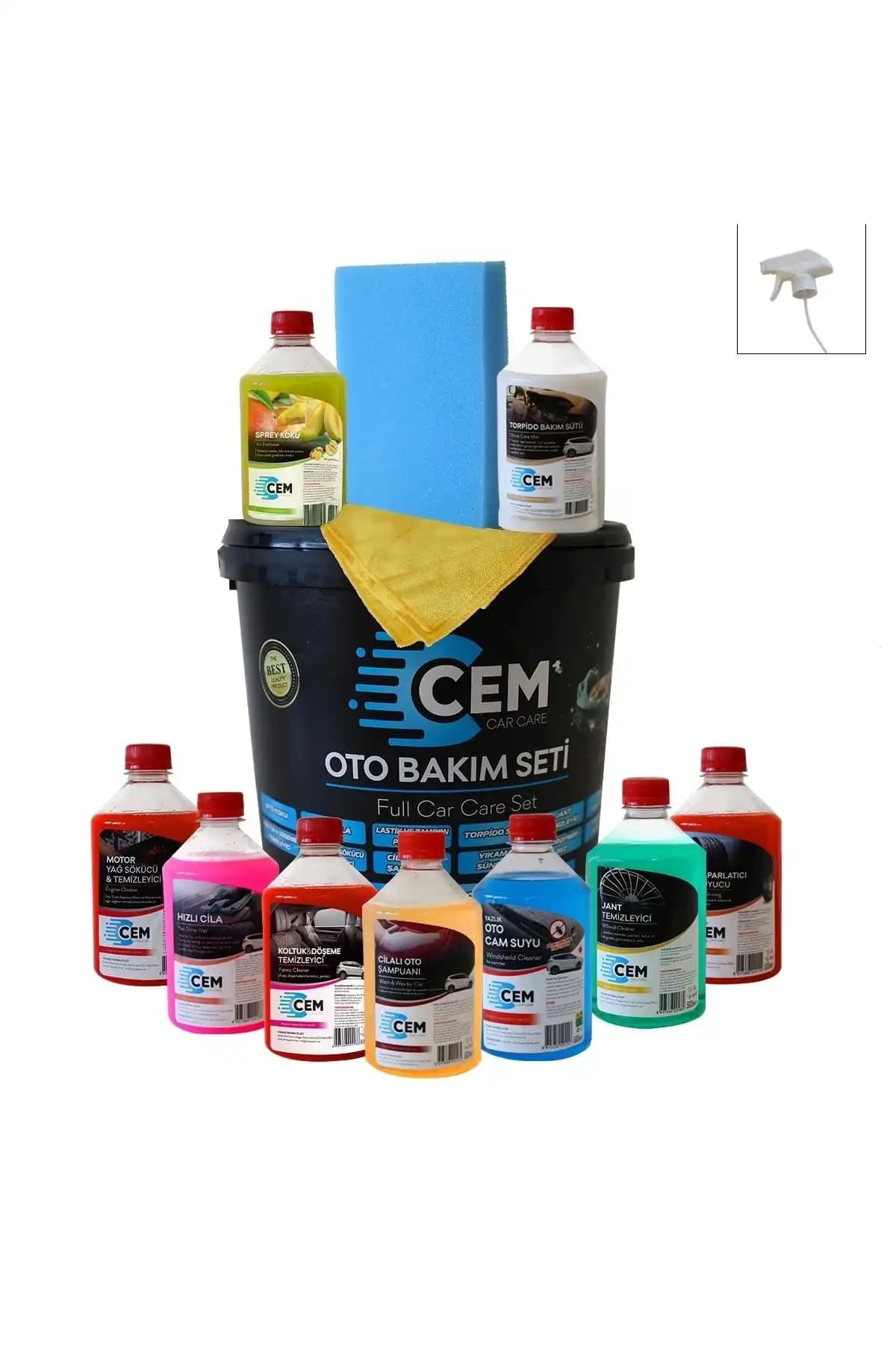 Cem Oto Bakım Seti ve M.Y. TASO Mikrofiber Temizlik Seti Karşılaştırması