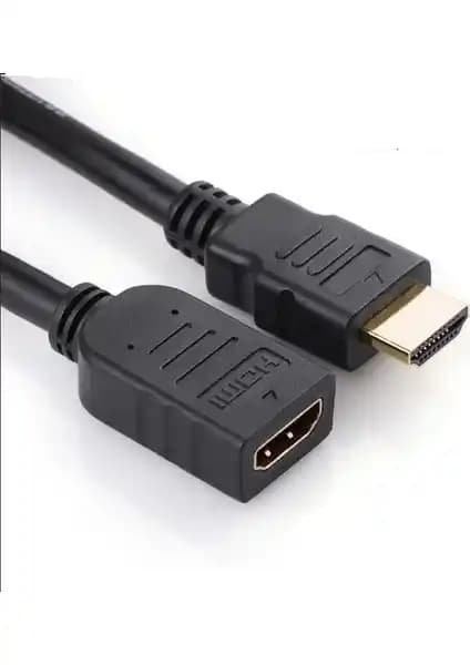 Ata Elektronik 30cm HDMI 1.4 Erkek-Dişi Uzatma Kablosu ile yüksek çözünürlüklü bağlantı