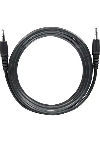 Ata Elektronik Siyah Aux Ses Hoparlör Kablosu: Araç ve Ev İçin Güçlü Bağlantı Çözümü