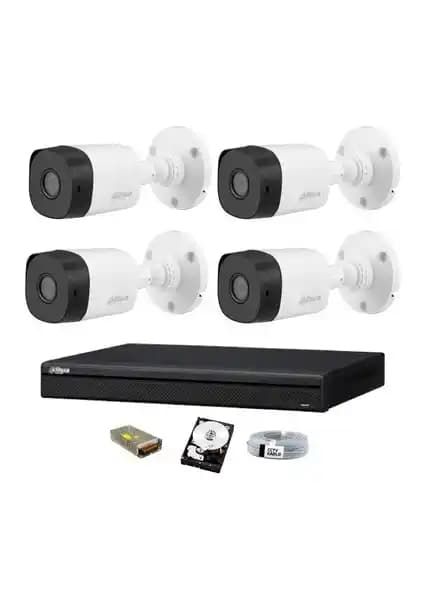 Dahua 4 Kameralı Gece Görüşlü 2MP 1080 Full HD Güvenlik Kamera Seti İnceleme ve Özellikleri