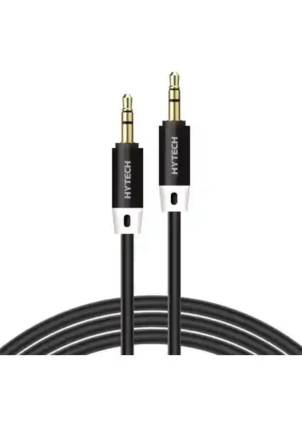 Hytech HY-X75 2 Metre Siyah Stereo Ses Kablosu Yüksek Kalite ve Dayanıklılık