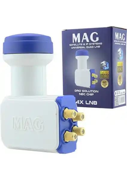 Magbox 4'lü LNB Full HD 3D 4K Uyumlu Yüksek Kalite ve Güvenilirlik Sağlayan Çözüm