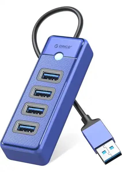 Orico USB 3.0 Hub 4 Portlu Yüksek Hızlı ve Çok Yönlü Bağlantı Çözümü