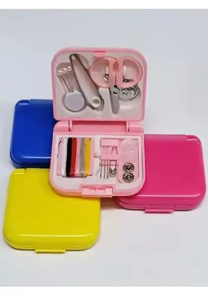 Renkli Mini Dikiş Seti Seyahatleriniz İçin Pratik ve Taşınabilir Tamir Çözümü