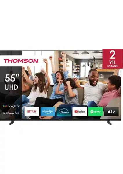 Thomson 55UG5C14 55 İnç 4K Ultra HD Google Smart LED TV ile Modern Eğlence Deneyimi