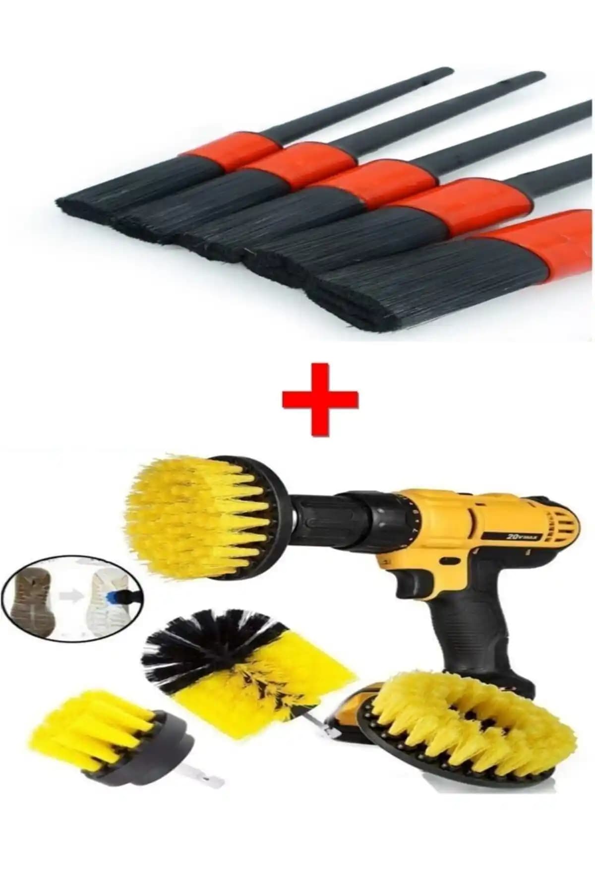 Araç İç ve Dış Temizlik İçin For Prime ve MOONSHOP Fırça Setleri Karşılaştırması