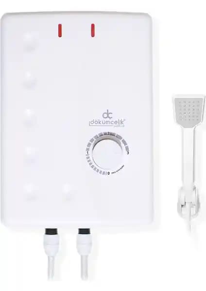 Dökümçelik Elektrikli Şofben 7500W: Güçlü ısıtma ve dayanıklı tasarım özellikleri
