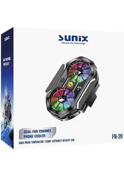 Fn-20 Çift Fanlı RGB Telefon Soğutucu Yüksek Performans ve Sessiz Çalışma Özelliğiyle