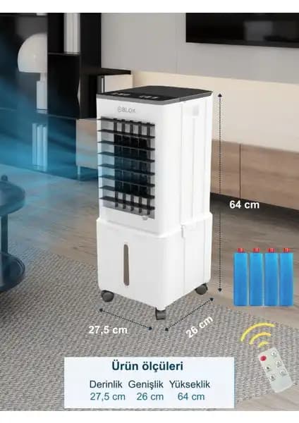 GBlok Dl2 12Lt Uzaktan Kumandalı Hava Soğutucu: Çok Fonksiyonlu ve Taşınabilir Çözüm