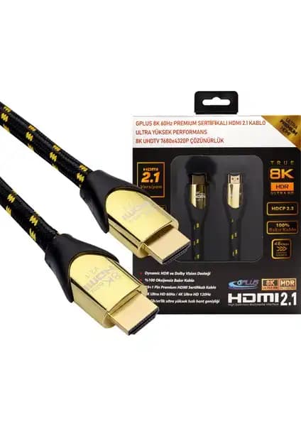 Gplus 8K60 ve TTAF HDMI 2.0 Kablosu Karşılaştırması: Özellikler ve Performans Analizi 1