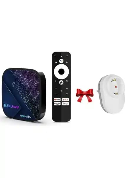 Hakomini 4K Google Lisanslı Android TV Kutusu: Yüksek Kalite ve Kullanım Kolaylığı