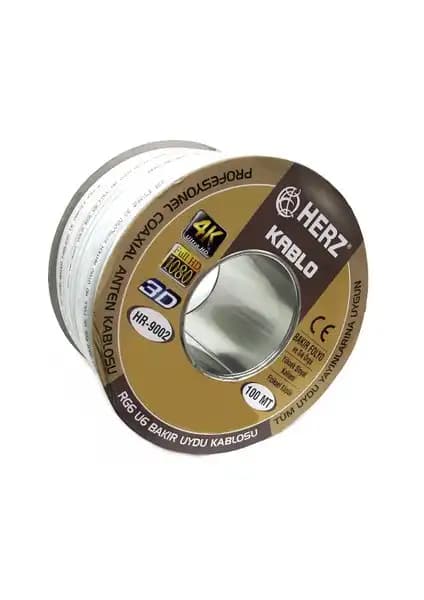 Herz RG6U6 Uydu Anten Kablosu Yüksek Performans ve Güvenilirlik Sağlar