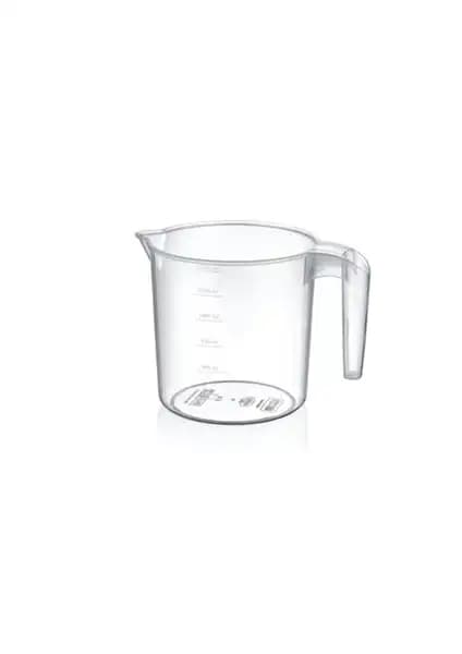 Hobby Life Plastik Yuvarlak Maşrapa 1,5 Lt Şeffaf Pratik Ölçüm Kabı