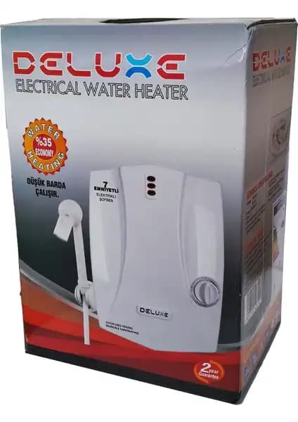 Jumbo Beyaz Elektrikli Şofben 7.500-9.000W: Güçlü ve Enerji Verimli Su Isıtıcı Çözümü