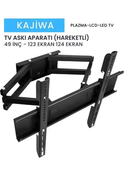 Kajiwa 49 İnç Hareketli TV Askısı: Modern ve Güvenli Montaj Çözümü