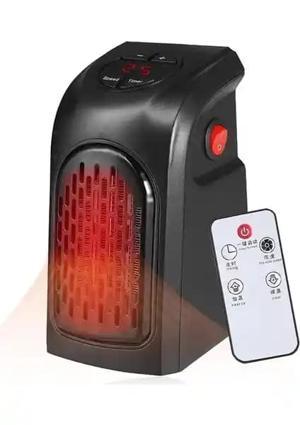 Leaf Shop Lua 400W Elektrikli Masaüstü Fanlı Isıtıcı ile Ofis ve Ev Konforunu Artırın