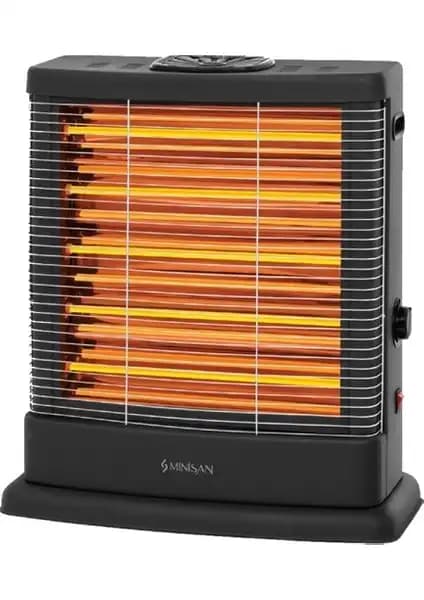 Minisan Maxi MS-2500 Elektrikli Isıtıcı Soba Güçlü Performans ve Güvenlik Özellikleriyle