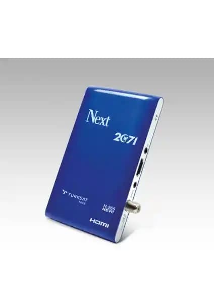 Next 2071 H.265 HEVC Mini HD Uydu Alıcısı yüksek çözünürlük ve çok yönlü kullanım özellikleriyle öne çıkar