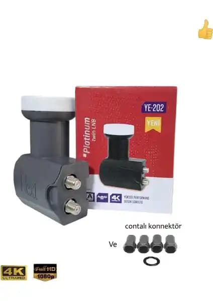Next Ikili 2 Li Next Platinum Quad LNB Gelişmiş Teknolojiyle Yüksek Çözünürlük Destekli Uydu Alıcısı