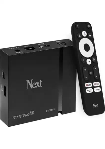 Next Start Pro 4K TV Kutusu: Yüksek Performanslı ve Kullanıcı Dostu Medya Merkezi